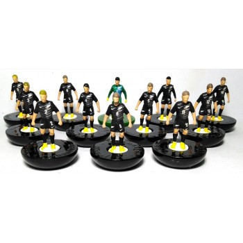 Subbuteo Andrew Table Soccer New Zealand 2014 National Team on Classic Hasbro bases